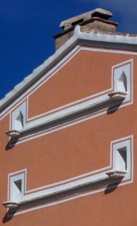 Fachada de la Masia de Ull de Canals ( Palomar)